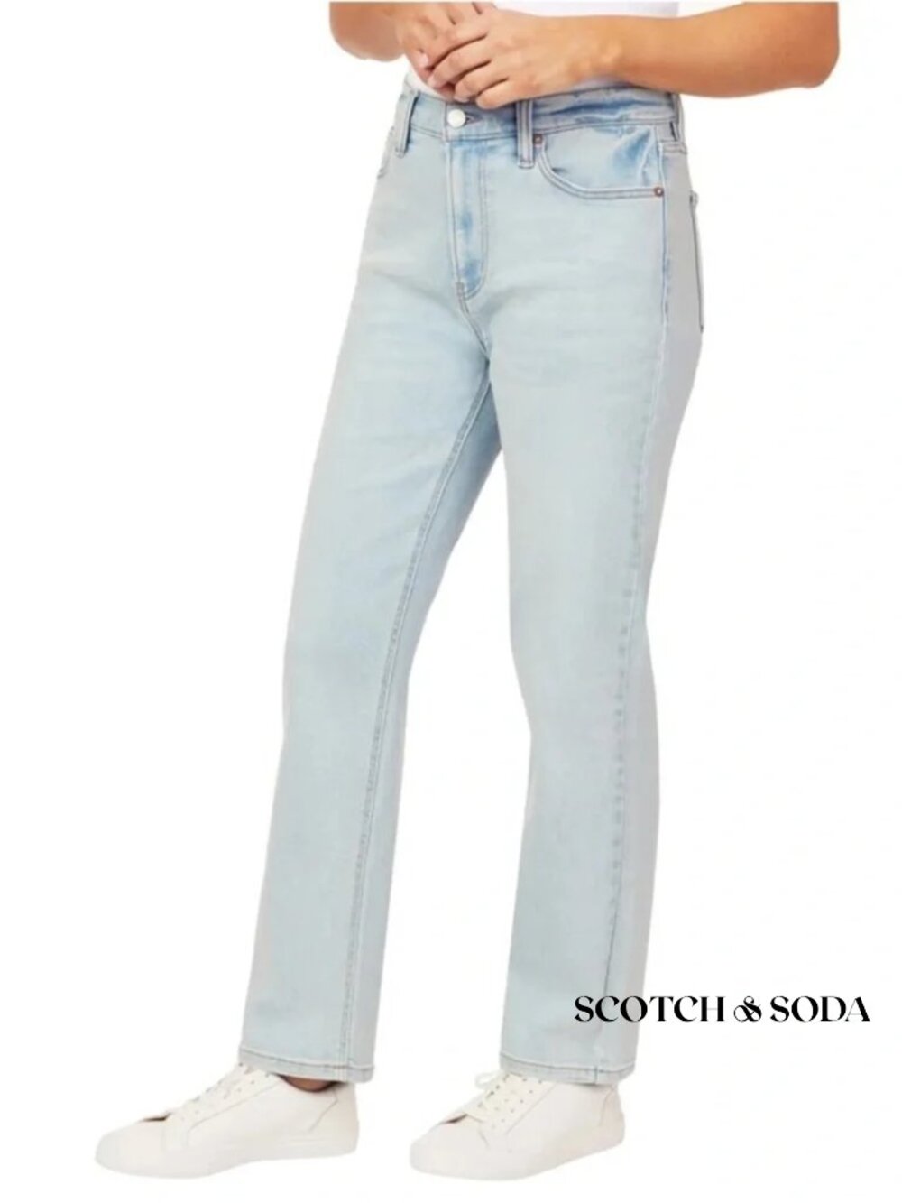 Scotch & Soda Women's High Rise Slim Jeans - 10